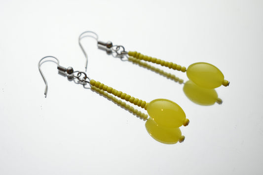 Lemon String Earrings