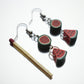 Watermelon Slice Earrings