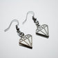 Diamond Charm Earrings