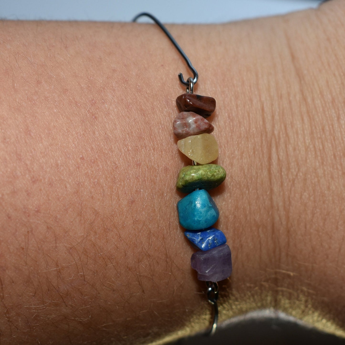 Rainbow Chip Bracelet