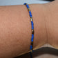 Silver and Blue Bracelet