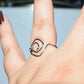 Box Swirl Ring