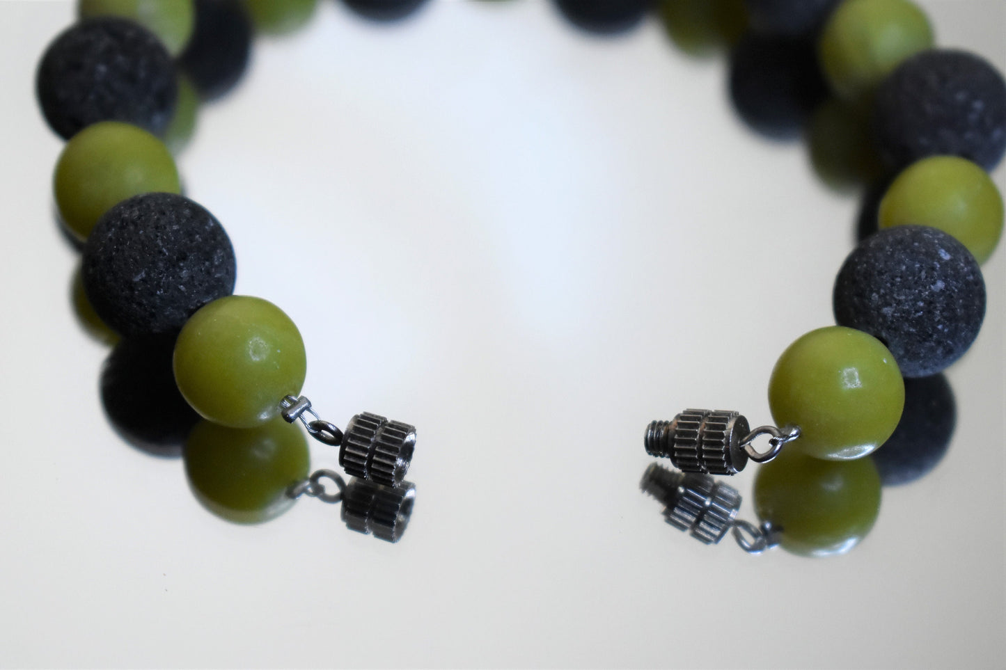 Grass and Lava Bracelet