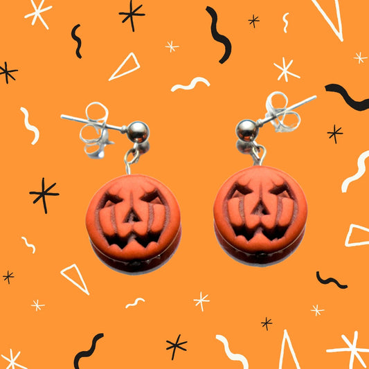 Jack-o-Lantern Earrings