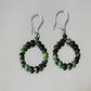 Ruby Zoisite Hoop Earrings