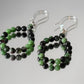 Ruby Zoisite Hoop Earrings