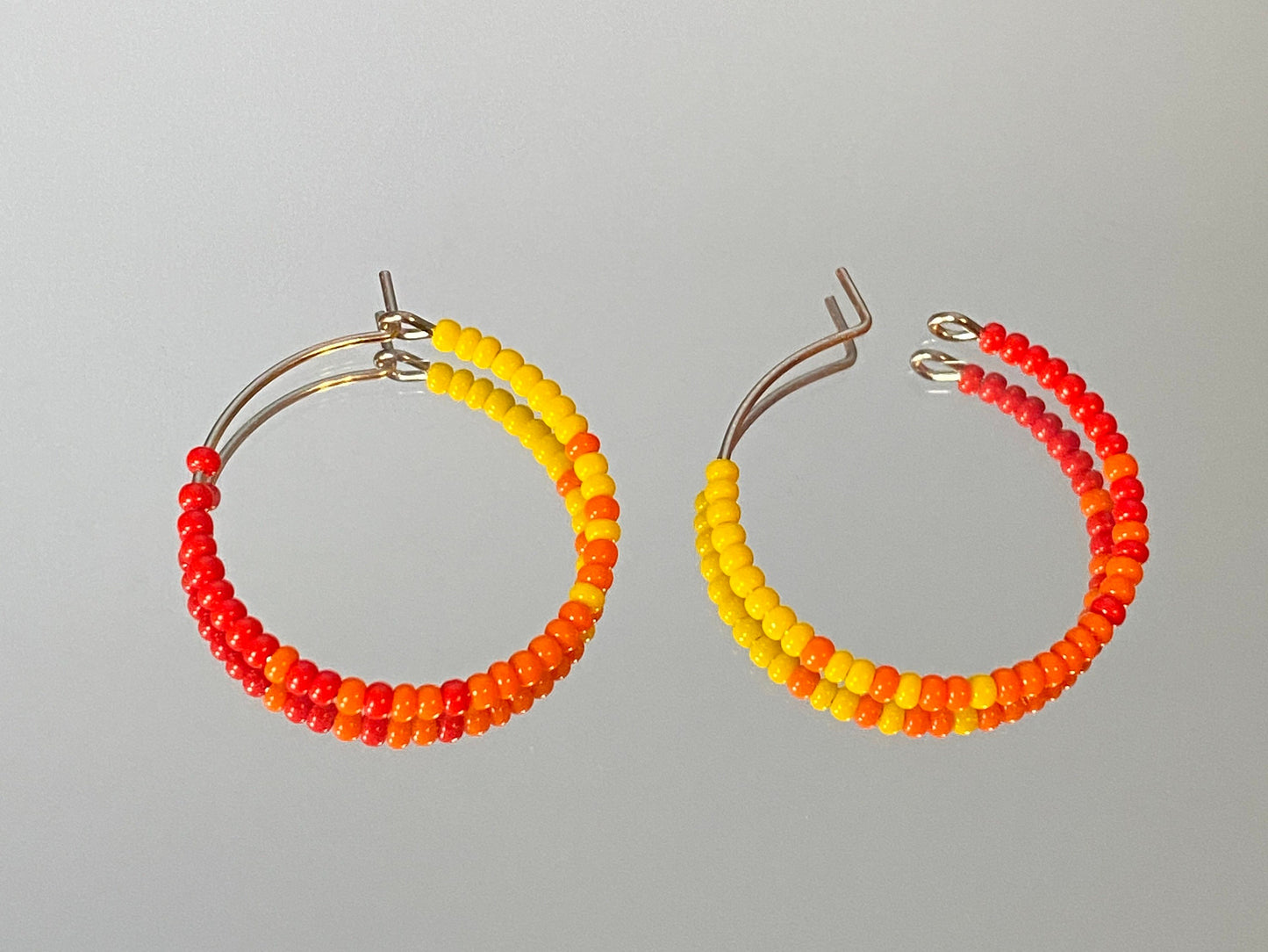 Asymmetrical Fire Hoops