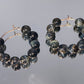 Blue Tiger’s Eye Hoops