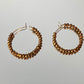 Golden Brown Hoops