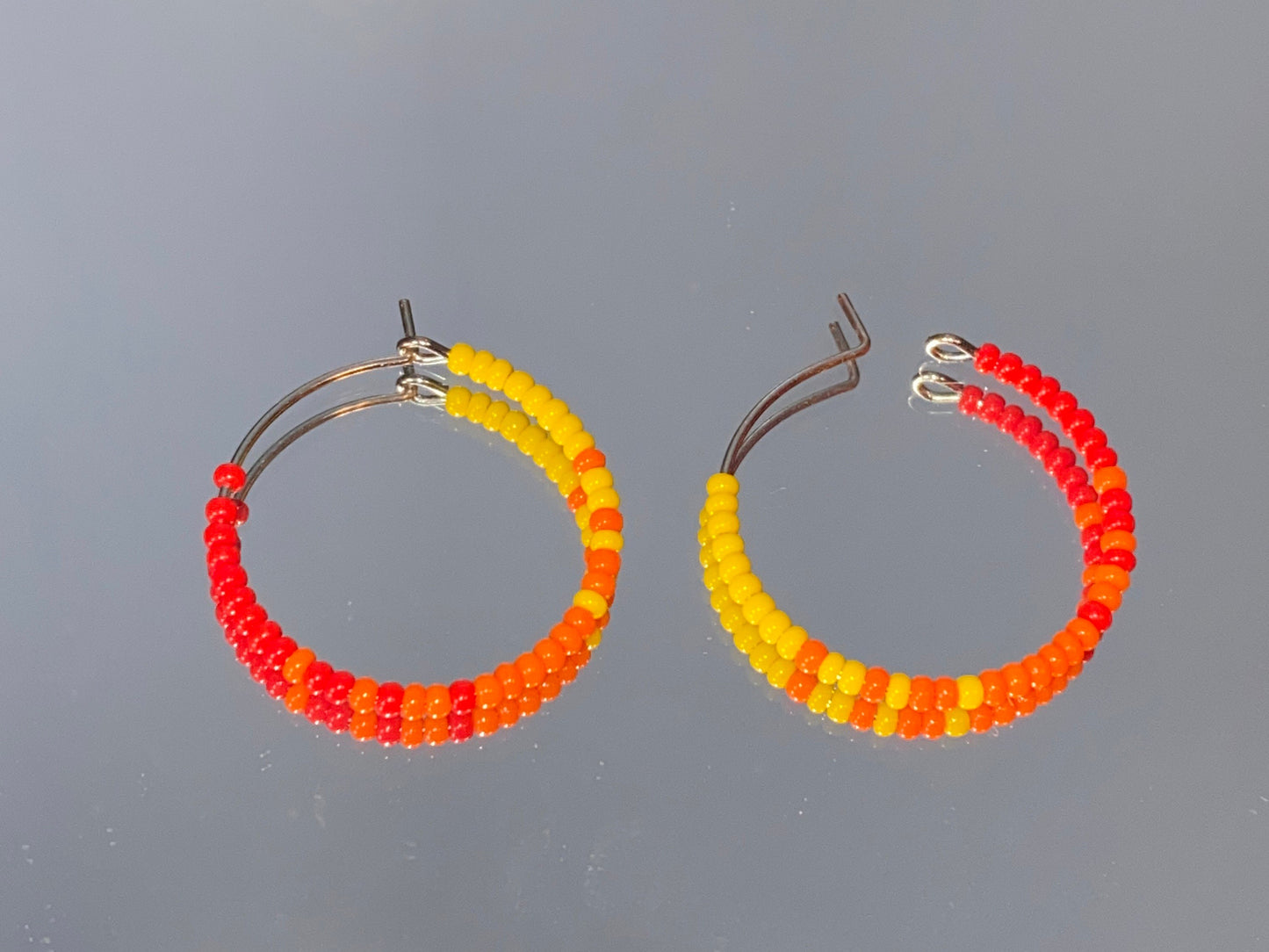 Asymmetrical Fire Hoops