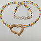 Rainbow Love Choker