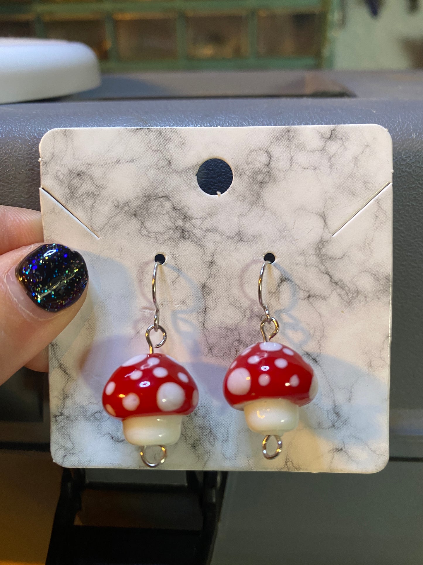 Mushroom Earrings