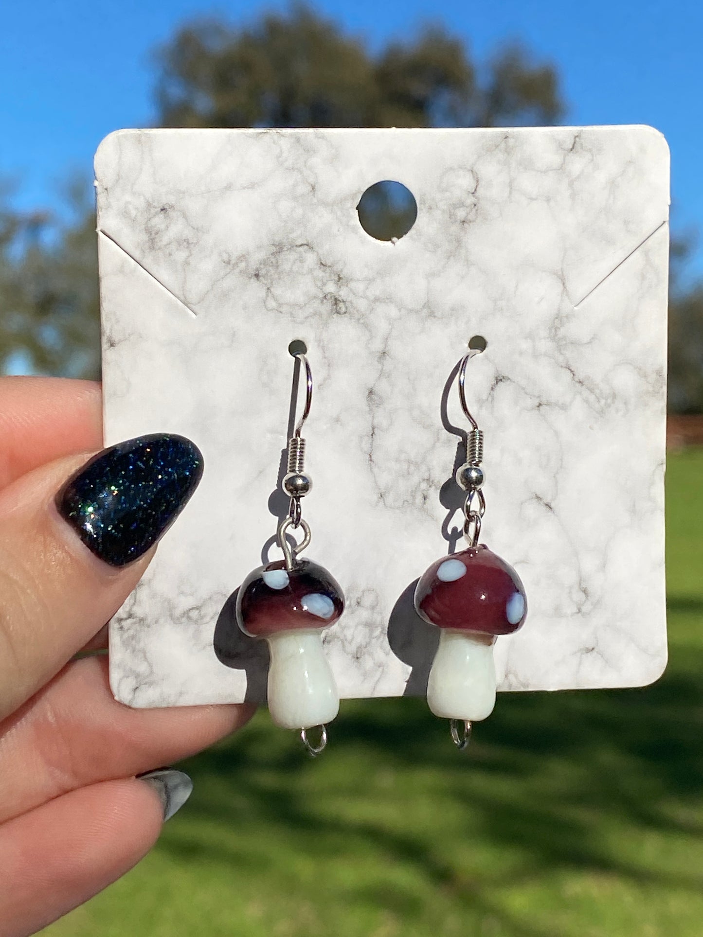 Mushroom Earrings