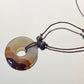 Agate Disk Necklaces