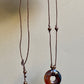 Agate Disk Necklaces