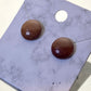 Circle Goldstone Earrings