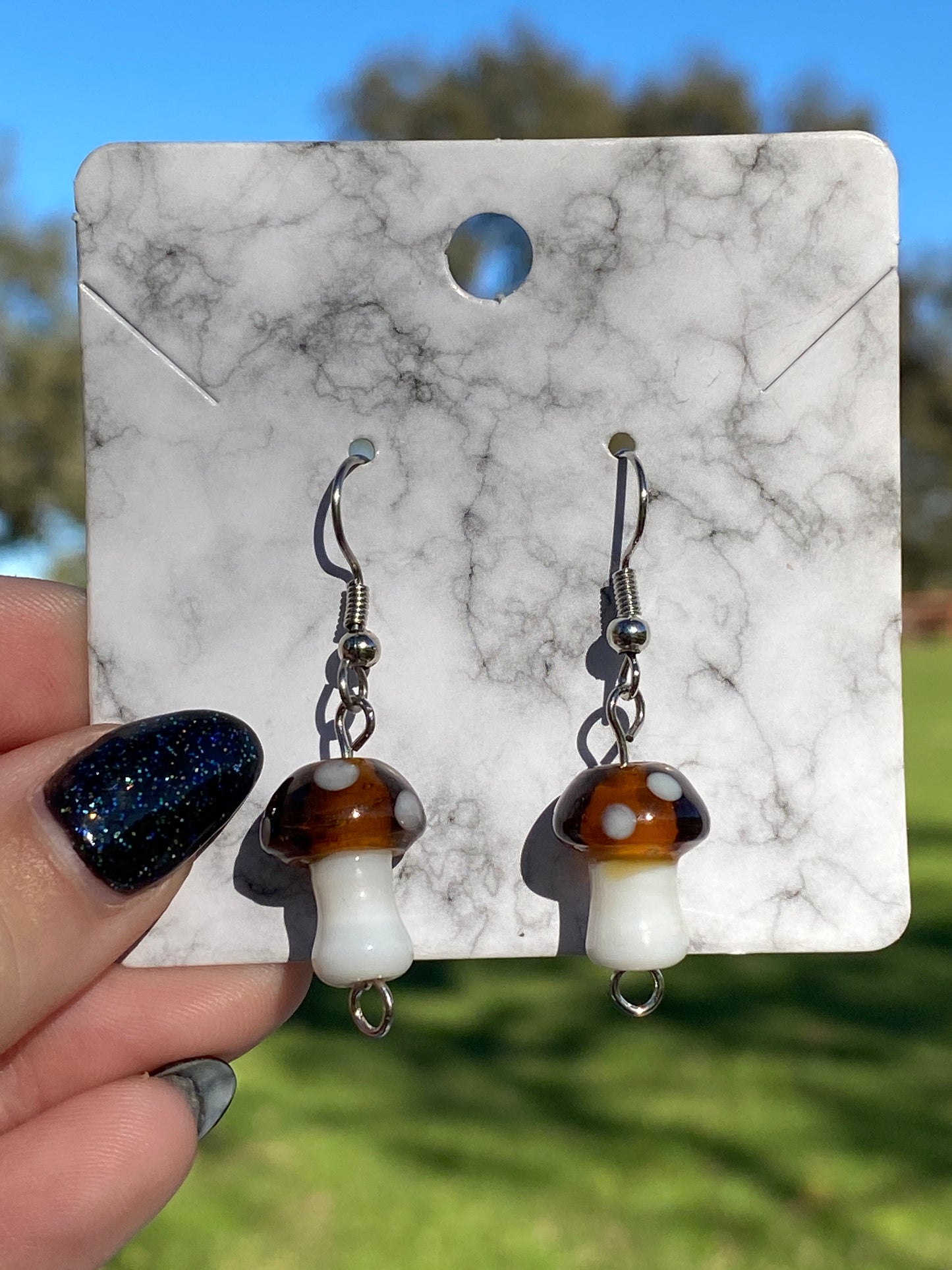 Mushroom Earrings