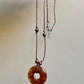 Agate Disk Necklaces