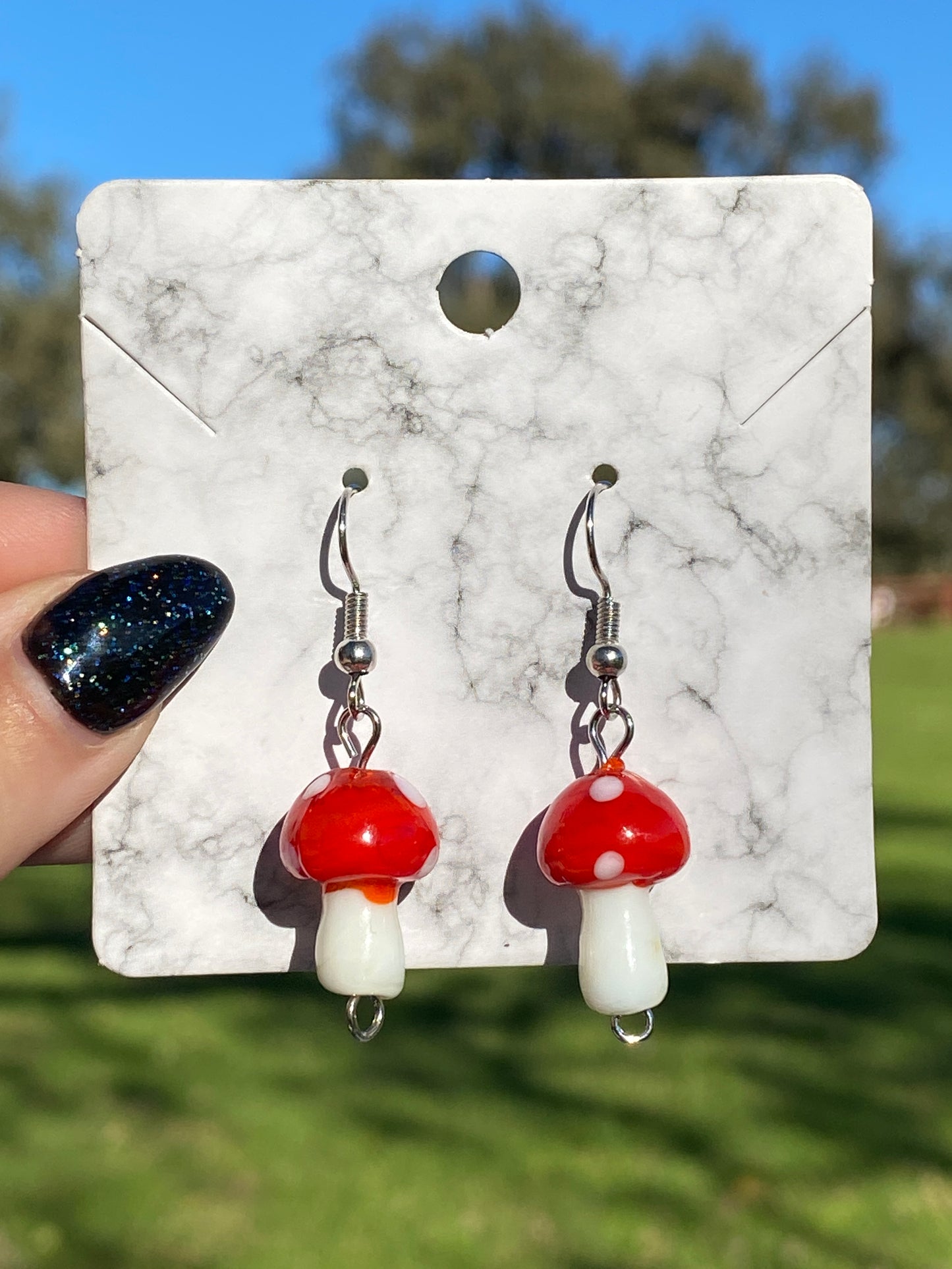 Mushroom Earrings