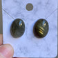 Oval Labradorite Earrings